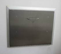 Sealed Stainless steel Refuse Chute/ Rubbish Chute Hopper offers best protection
